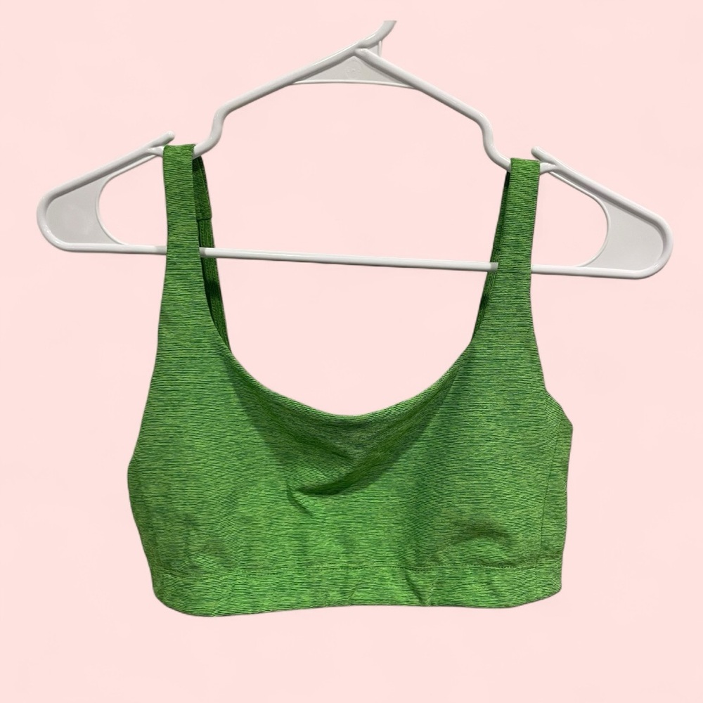 Outdoor Voices Green Sports Bra